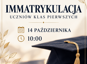 Immatrykulacja uczniów klas pierwszych
