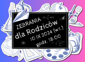 Zebrania dla Rodziców 10 września 2024 (wt.)