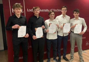 Nasi uczniowie na gali programu MORE na PŁ