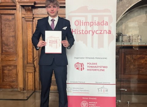 Wojciech Lachman laureatem Olimpiady Historycznej!