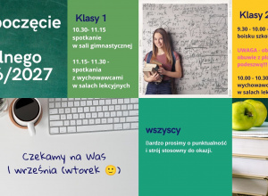 Rozpoczęcie roku szkolnego 2026/2027