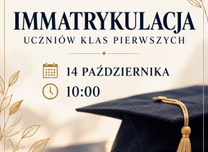 Immatrykulacja uczniów klas pierwszych